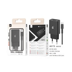 ADAPTADOR DE CARGADOR ONEPLUS A6173 NE1 PUERTO USB CON CABO MICROUSB 2,4A NEGRO ADAPTADOR DE CARGADOR ONEPLUS A6173 NE1 PUERTO USB CON CABO MICROUSB 2,4A NEGRO